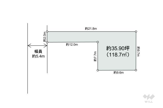 世田谷区東玉川2丁目 土地:間取り図面