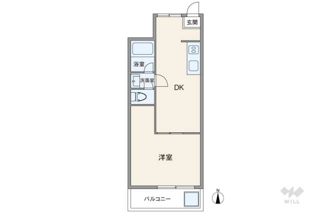 四谷御苑マンション:間取り図面