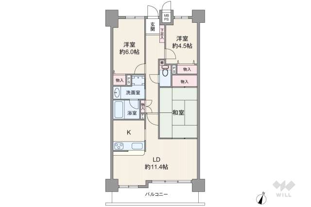 785544Rの間取り図