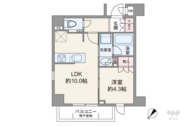 ザグランツ代々木参宮橋:間取り図面