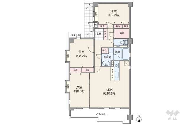 藤和祖師谷ホームズ:間取り図面