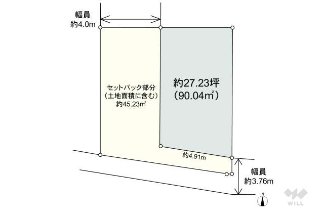 尼崎市大庄北5丁目 土地:間取り図面