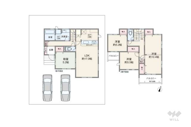 宝塚市中山五月台3丁目 一戸建て:間取り図面