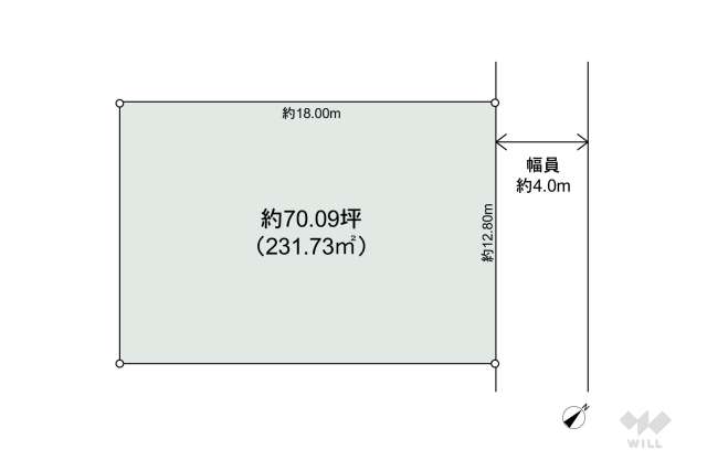 宝塚市野上1丁目 土地（敷地面積:231.7㎡）｜ウィル不動産販売