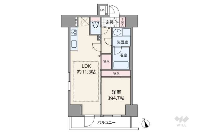 ラヴェーヌ五反田イースト:間取り図面