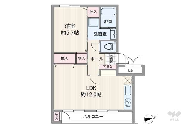 ハイツ池上（池上8丁目）:間取り図面