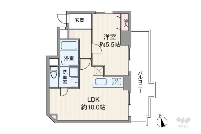 荘苑八事ビラージュ一番館:間取り図面