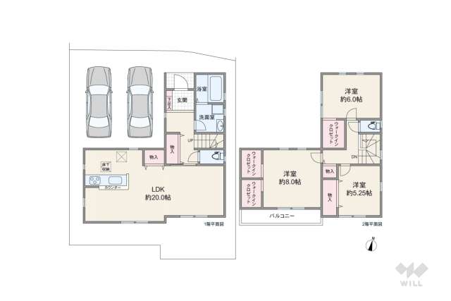 伊丹市南野6丁目 一戸建て:間取り図面