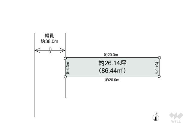 名古屋市南区駈上1丁目 土地:間取り図面