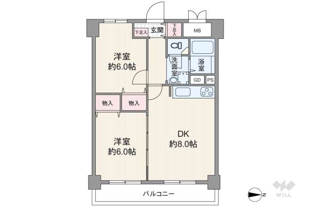 新大阪スカイハイツ:間取り図面