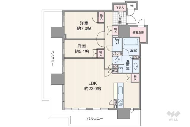 ザ・ファインタワー久屋大通:間取り図面