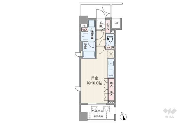 プレシャスアパートメント溝の口ビィーク:間取り図面