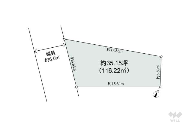 大田区東雪谷4丁目 土地:間取り図面