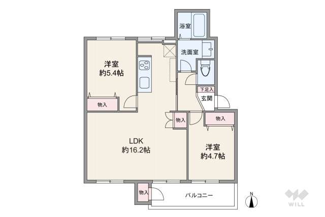 東難波住宅1号棟:間取り図面