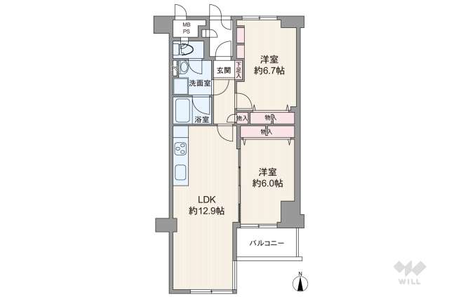 ライオンズマンション大森(品川区):間取り図面