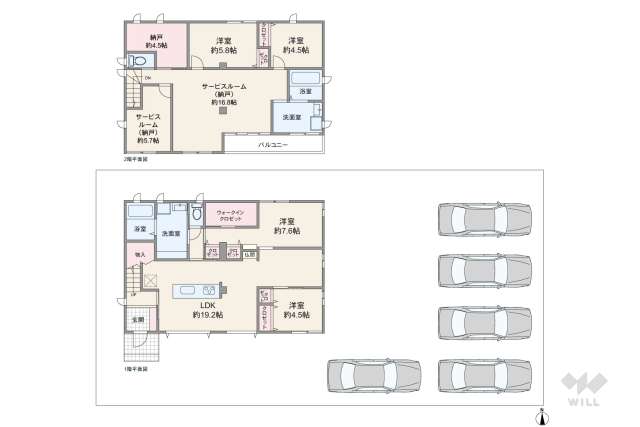 春日井市中央台5丁目 一戸建て:間取り図面