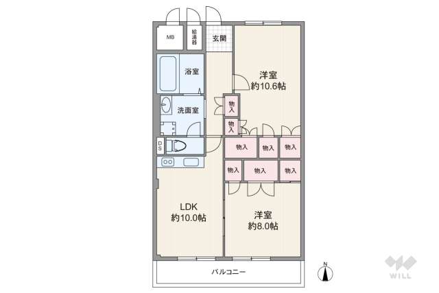 コボリクラスタ西宮北口:間取り図面