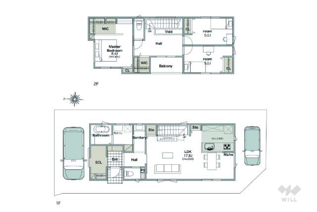 伊丹市鋳物師1丁目 一戸建て:間取り図面