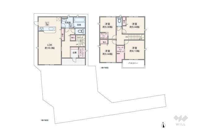 春日井市桃山町 一戸建て:間取り図面
