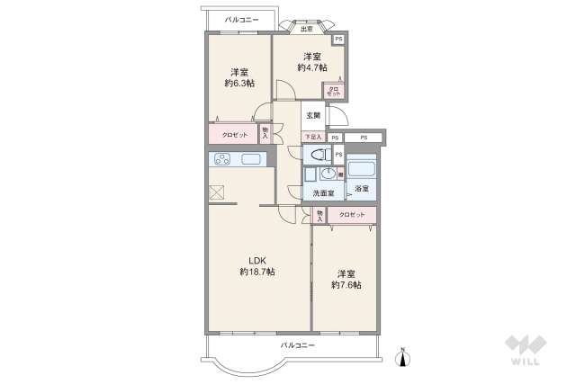 795526Rの間取り図