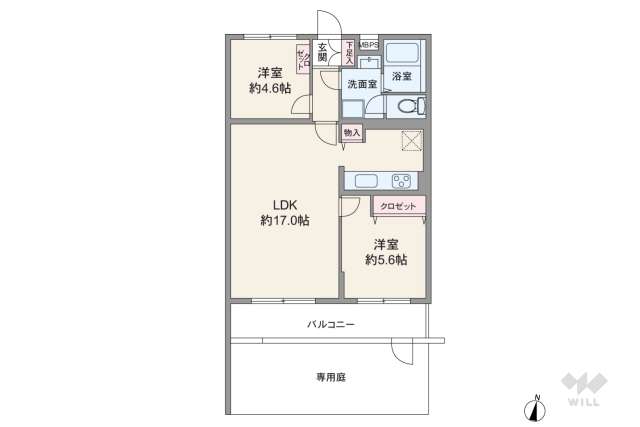 ライオンズマンション西新井第２:間取り図面