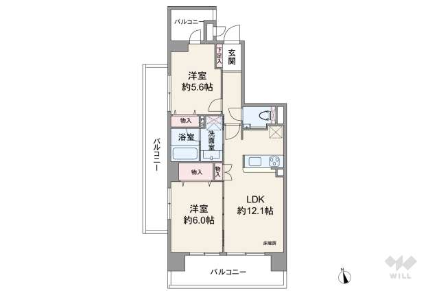 クレストフォルム田町ベイフロントスクエア:間取り図面