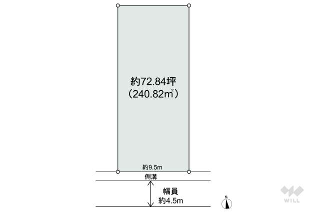 瀬戸市高根町3丁目 土地:間取り図面
