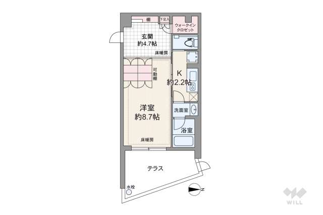 クレヴィア三軒茶屋:間取り図面