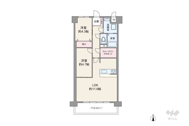 キャピタル武庫川:間取り図面