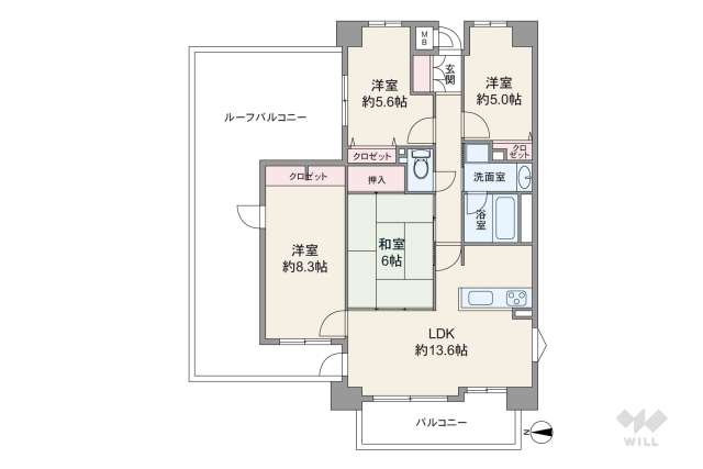 ダイアパレス宝塚クォリテージ4:間取り図面