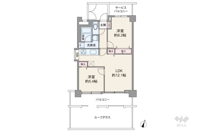 甲南セゾン東灘:間取り図面