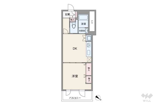 西新宿ハイホーム:間取り図面