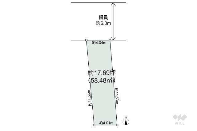 名古屋市千種区松軒2丁目 土地:間取り図面