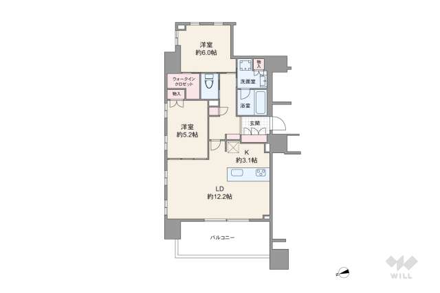 アトラス麻布十番:間取り図面