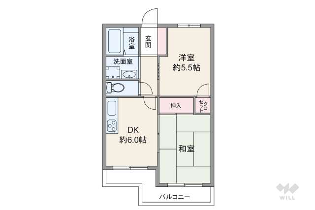 ビバリーハウス本山:間取り図面