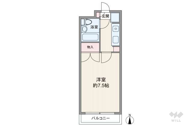 三協グリーンコート落合駅前パート2:間取り図面