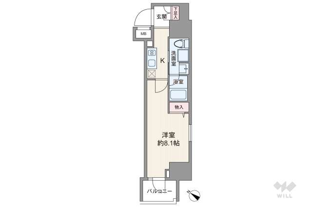 グランドコンシェルジュ蒲田:間取り図面