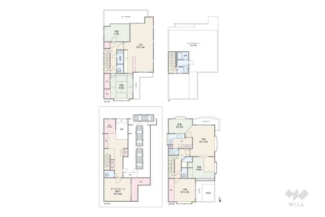 大田区中馬込1丁目 一戸建て:間取り図面