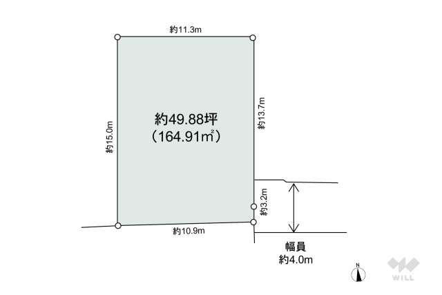 渋谷区恵比寿3丁目 土地:間取り図面