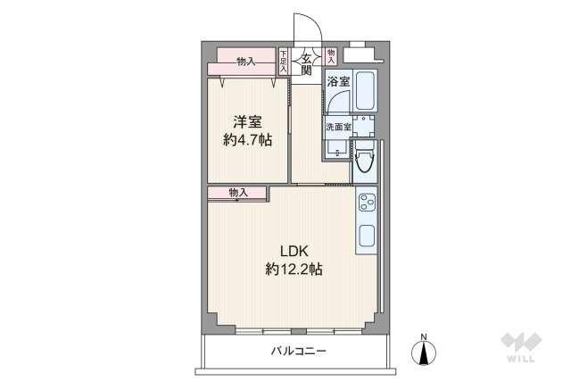 堀切菖蒲園ダイヤモンドマンション:間取り図面