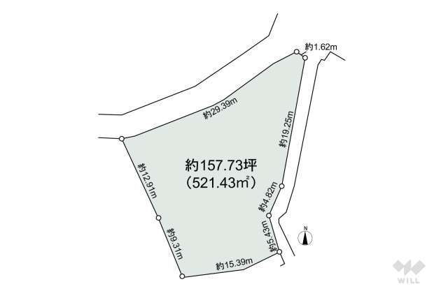 宝塚市仁川北3丁目 土地:間取り図面
