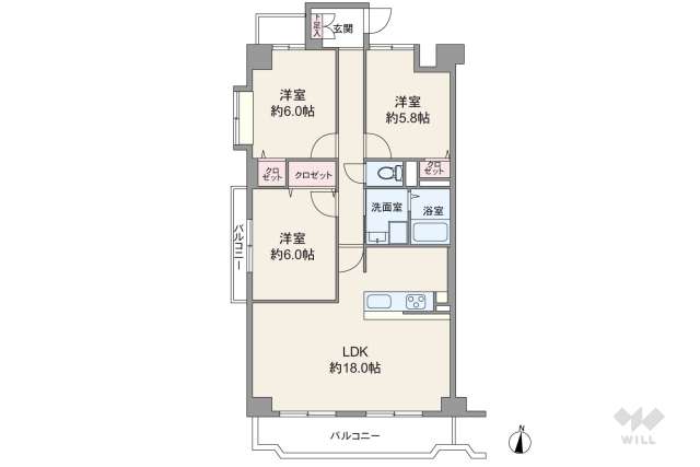 真栄マンション泉楽:間取り図面