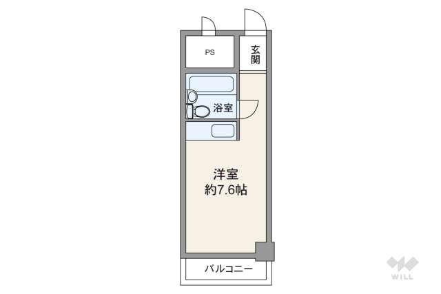 メゾン第3新大阪:間取り図面