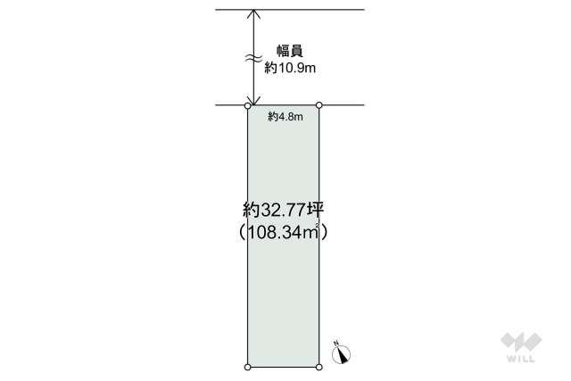 名古屋市昭和区折戸町2丁目 土地:間取り図面