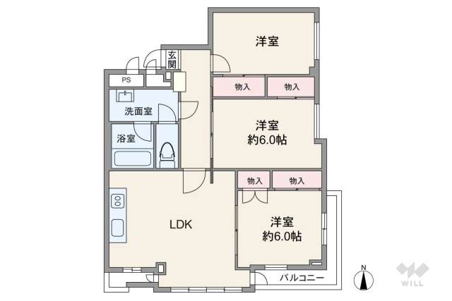 サンクレスト大森:間取り図面