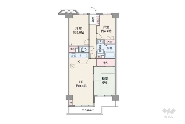 ハイラーク新赤羽:間取り図面