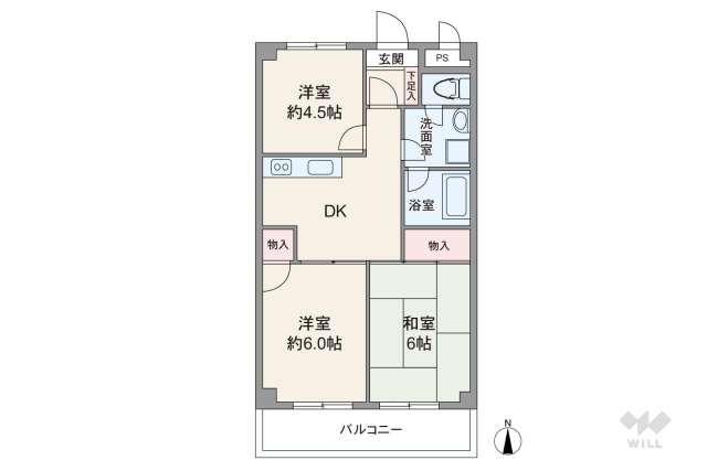 トーア立石マンション:間取り図面