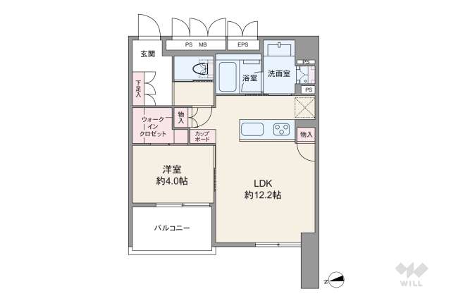 アクシア新宿御苑:間取り図面