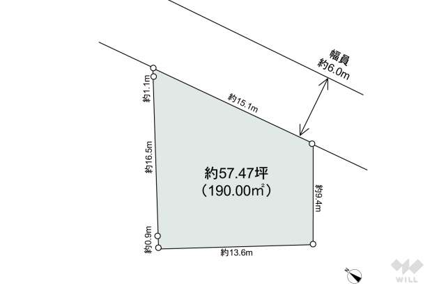 名古屋市守山区泉が丘 土地:間取り図面