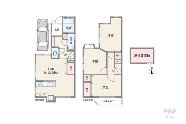 伊丹市池尻3丁目 一戸建て:間取り図面